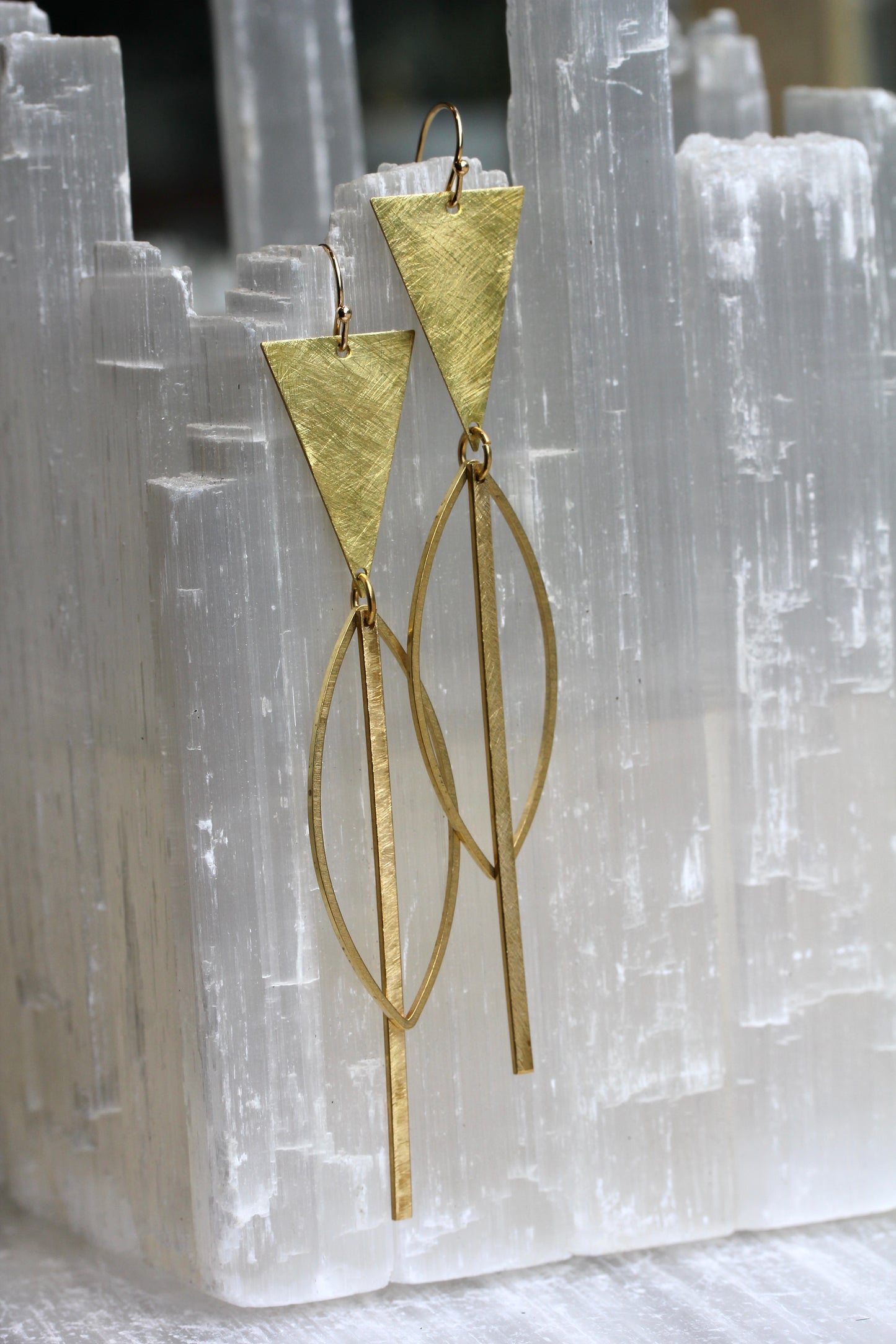 Retro Brass Earrings