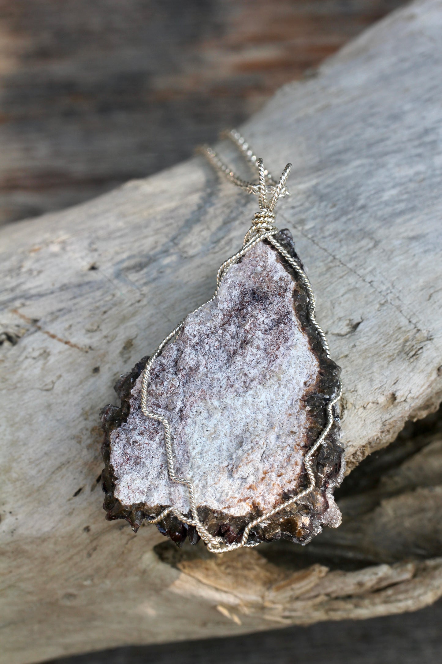 Dogtooth Calcite Pendant