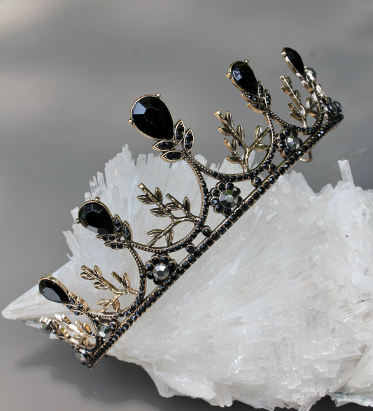 Black Leaf Tiara