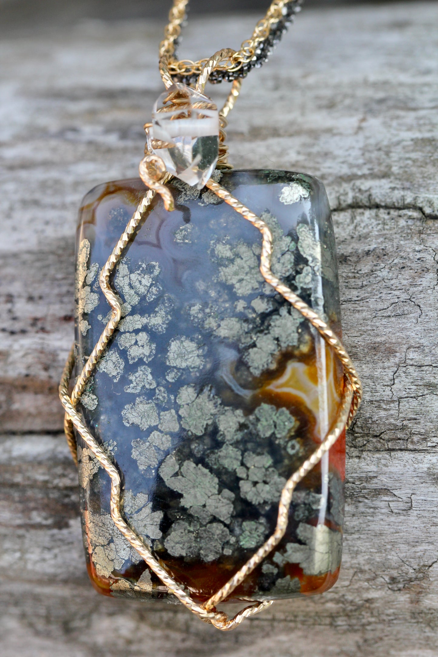 Marcasite Quartz Necklace