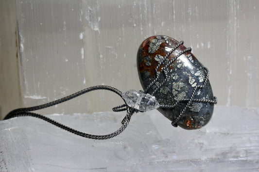 Marcasite Herkimer Diamond Necklace