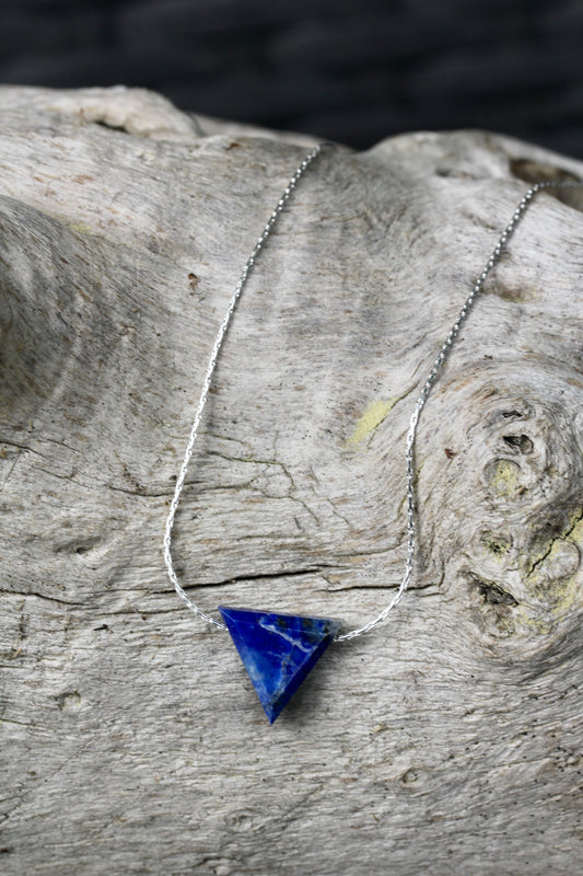 Lapis Spike Necklace