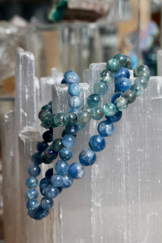 Kyanite Stretch Bead Bracelets