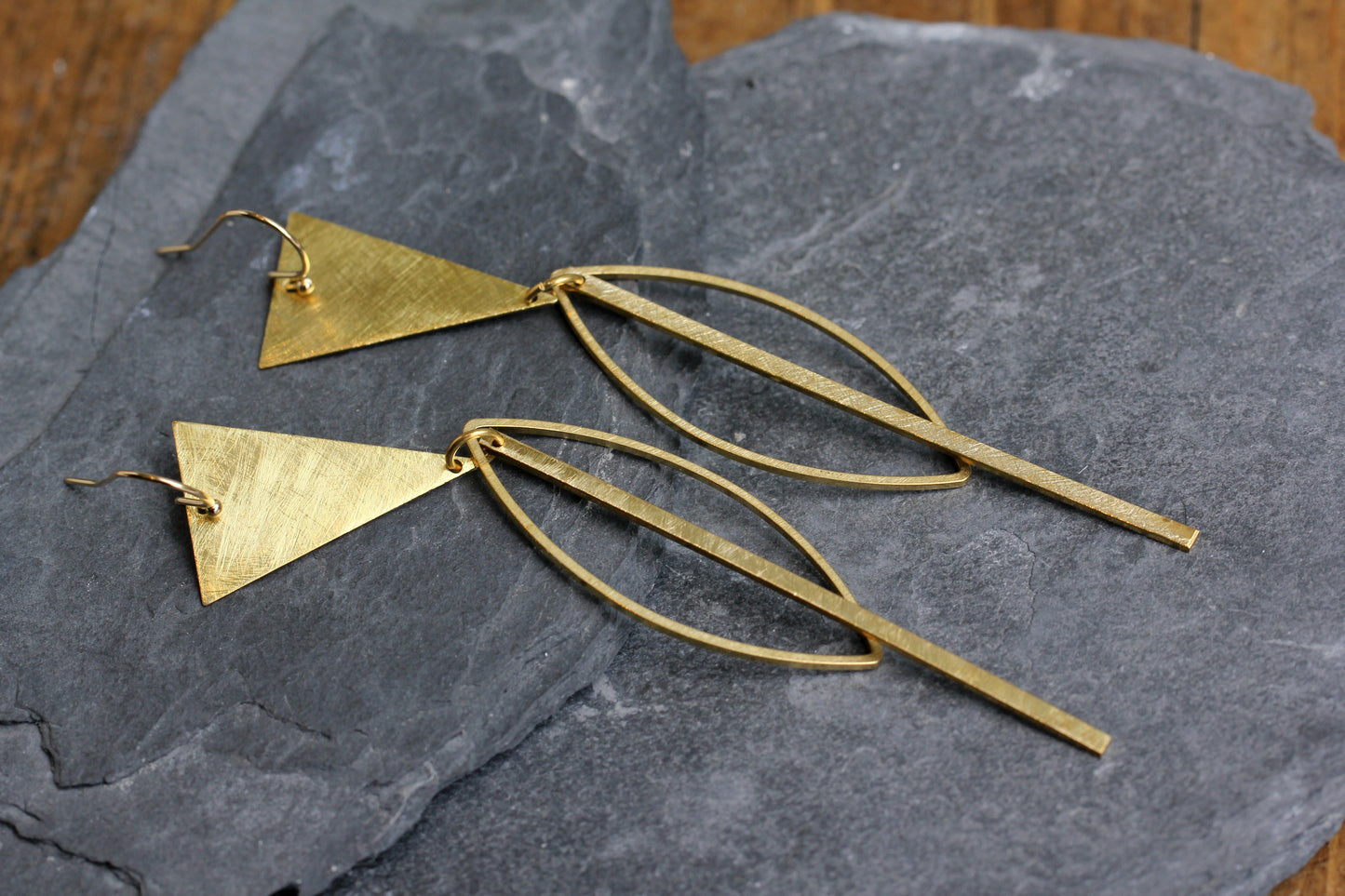 Retro Brass Earrings