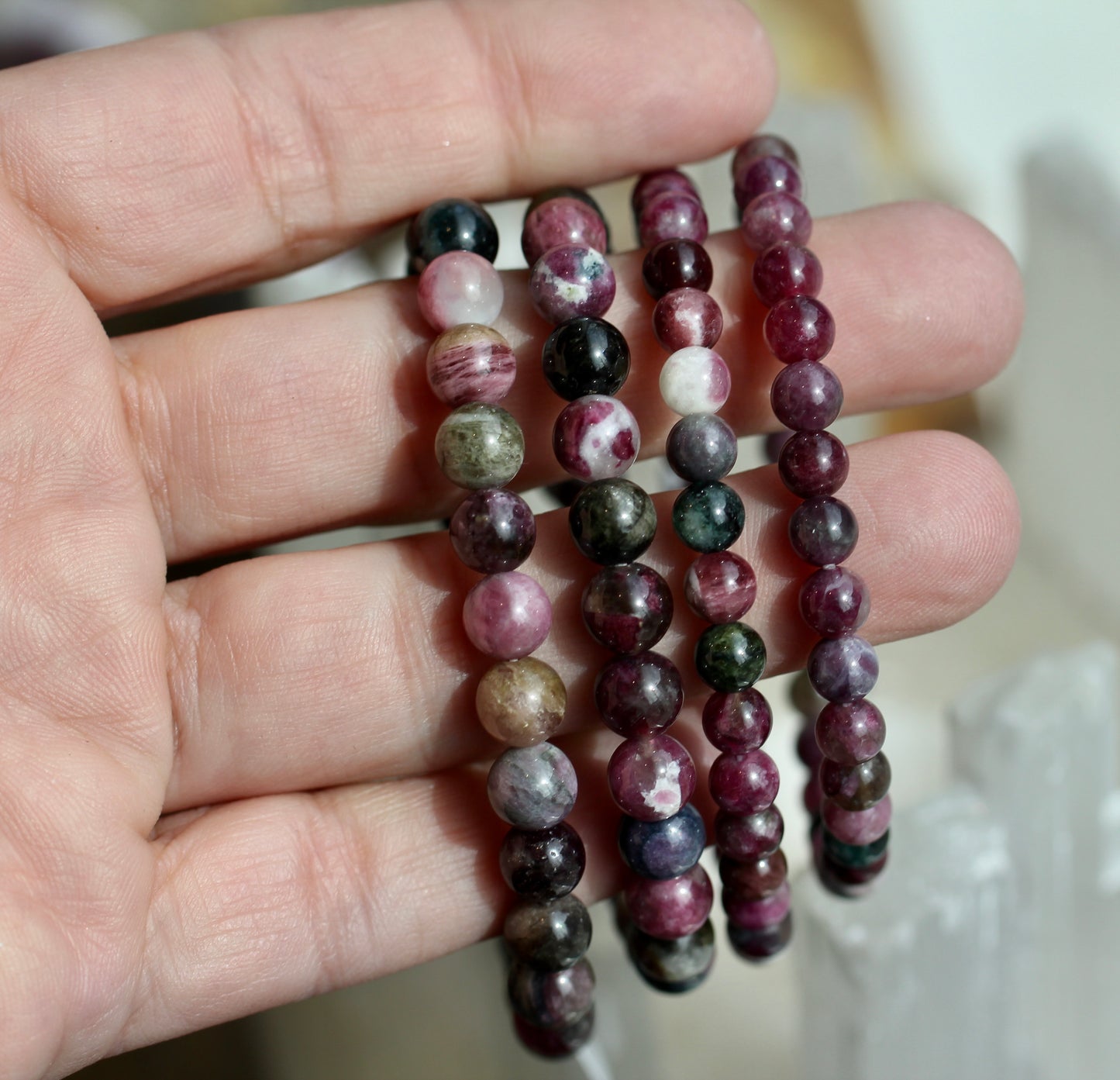 Tourmaline Stretch Bracelets