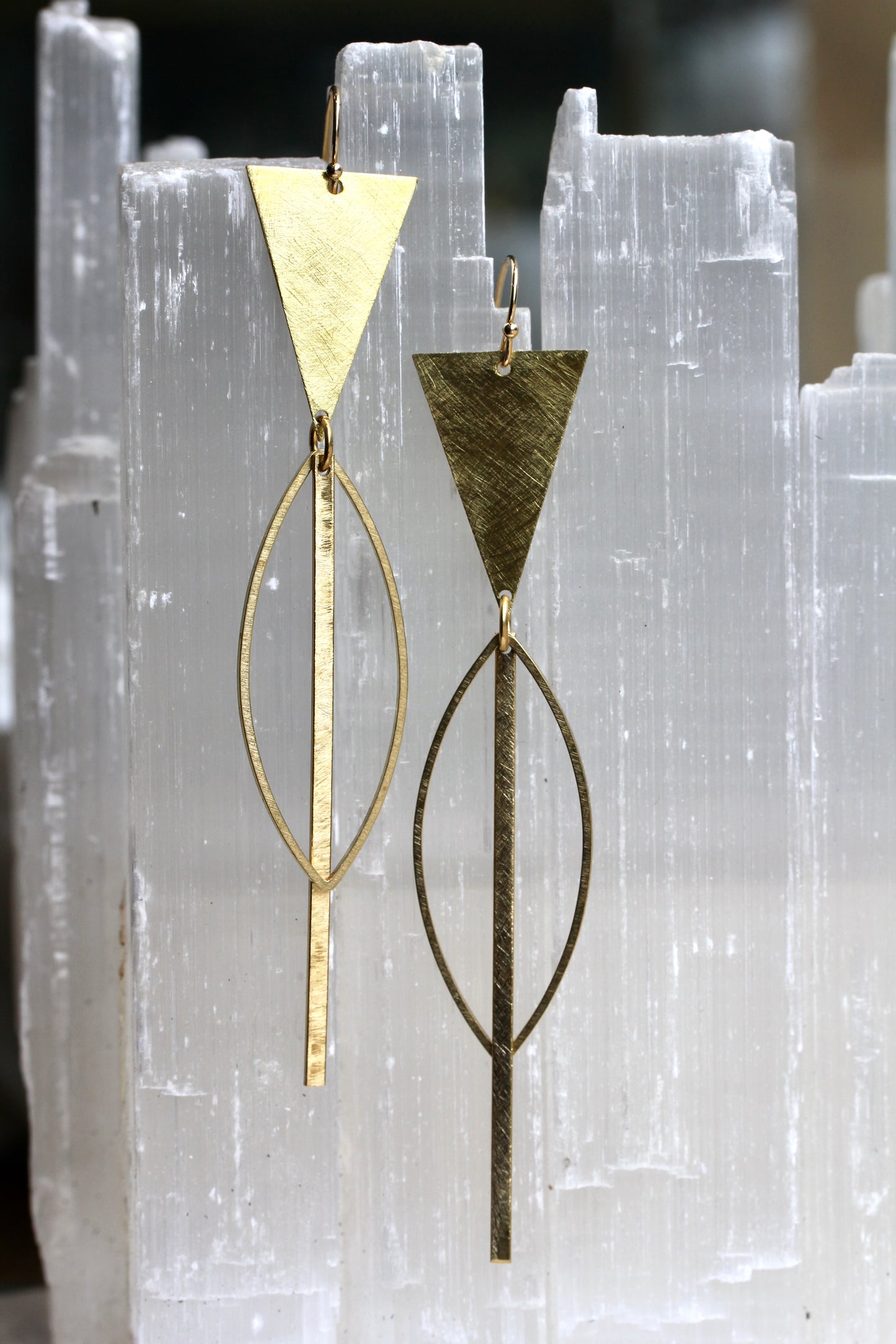 Retro Brass Earrings