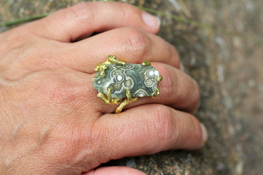 Ocean Jasper Lagoon Ring