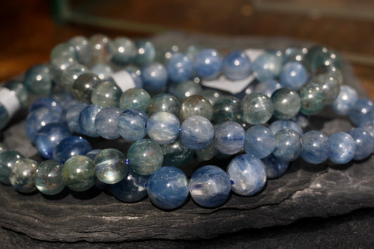 Kyanite Stretch Bead Bracelets