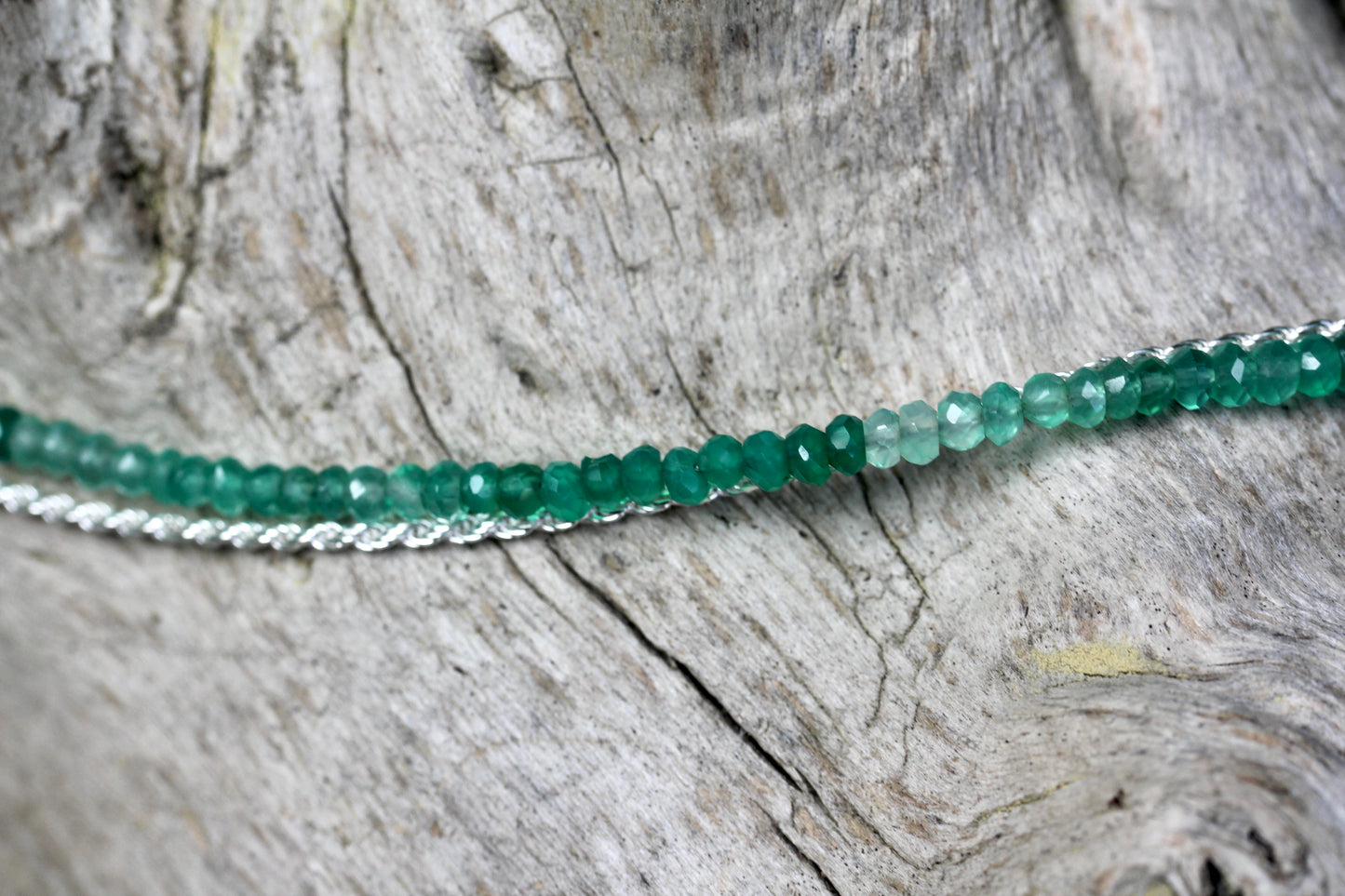 Green Onyx Ombre Choker