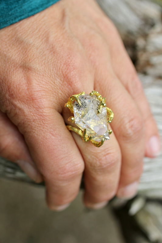 Herkimer Diamond Branch RIng