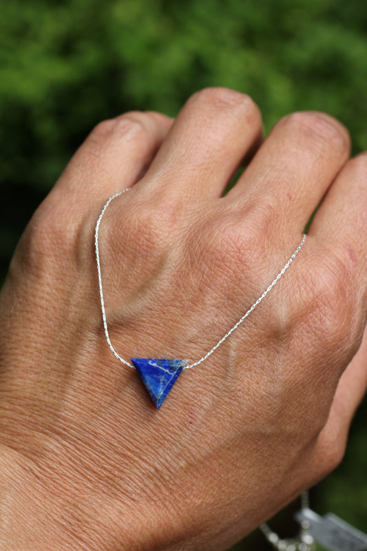 Lapis Spike Necklace