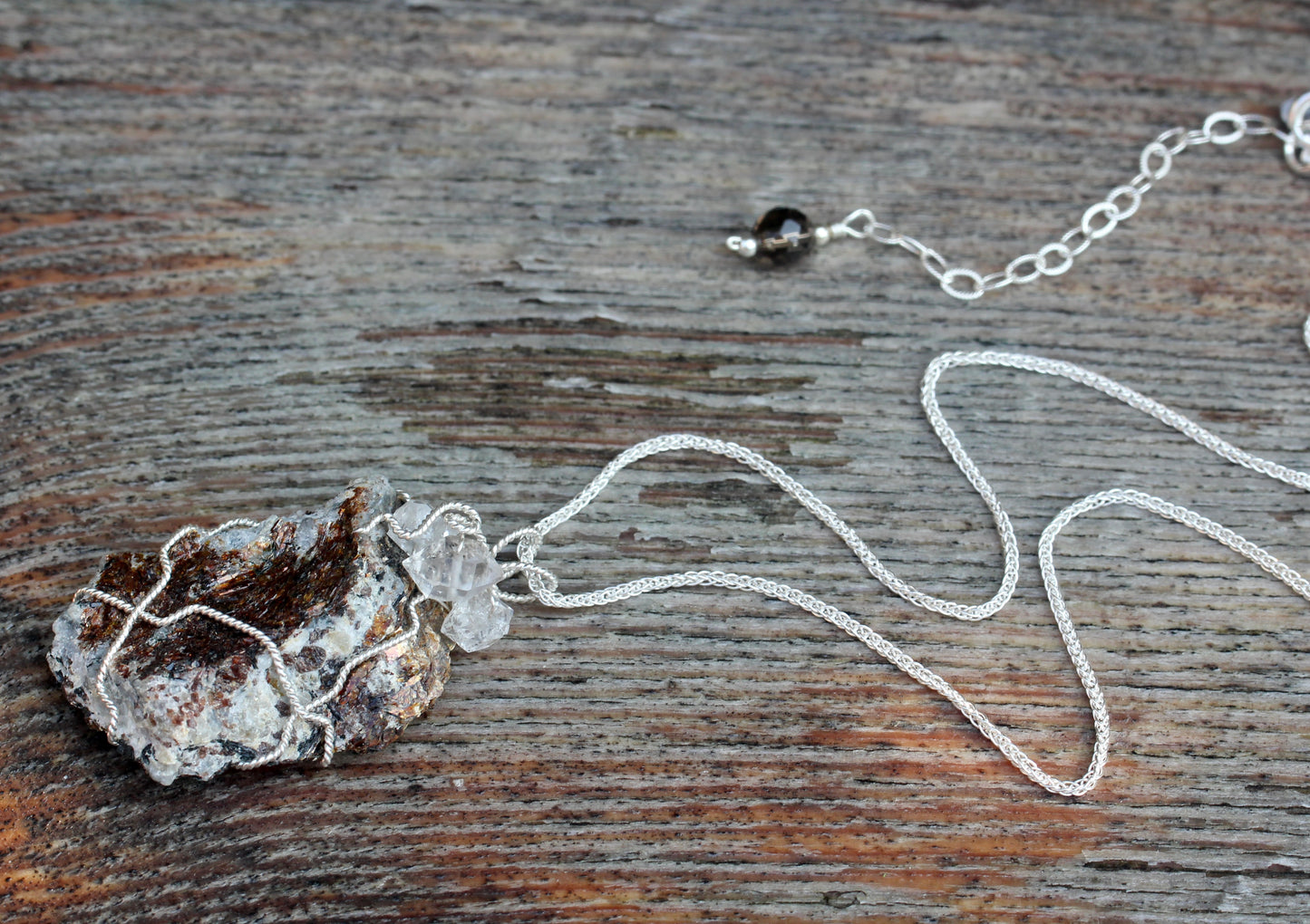 Astrophyllite Quartz Necklace