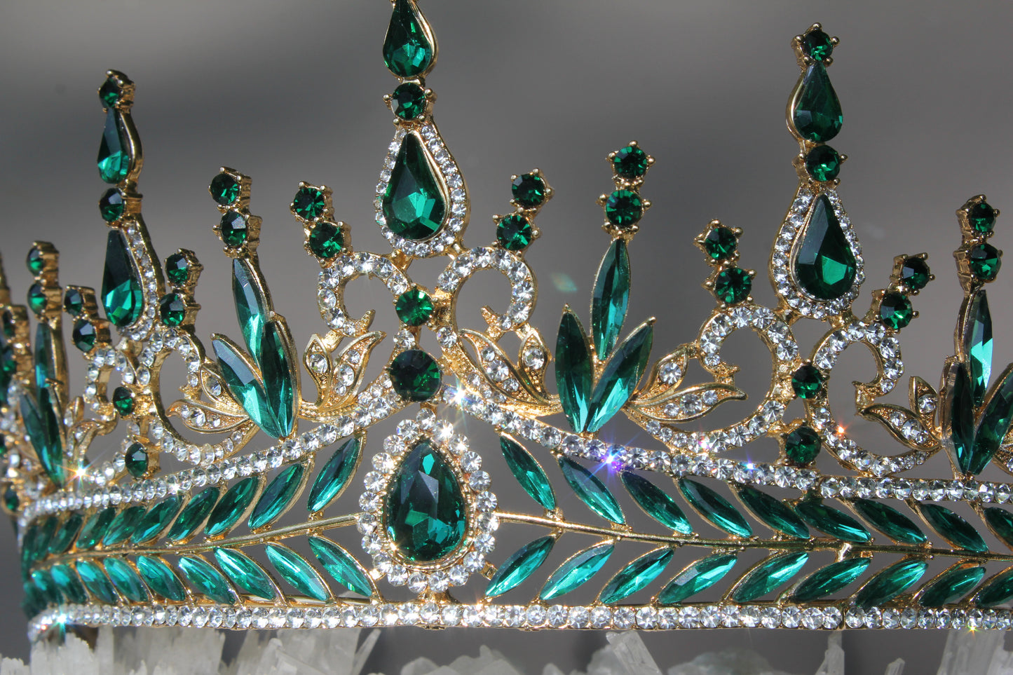 Emerald City Crystal Tiara