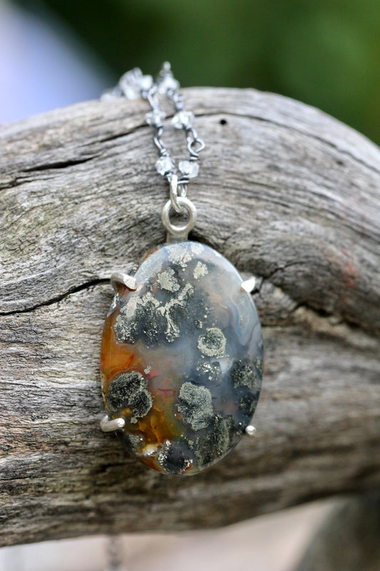 Marcasite Quartz Necklace