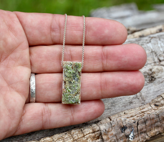 Pyromorphite Druzy Necklace