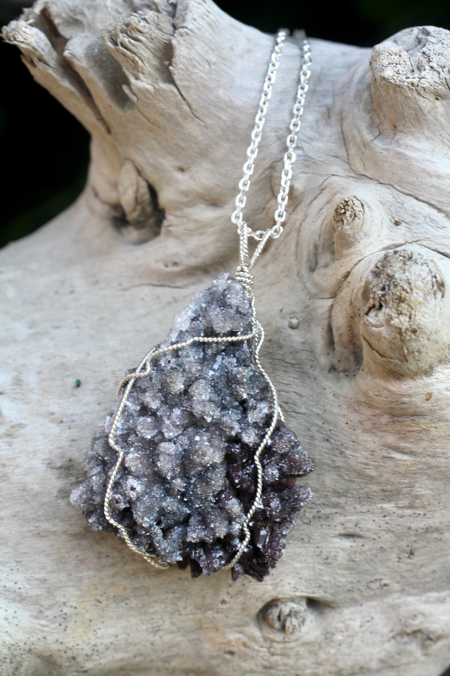 Dogtooth Calcite Pendant