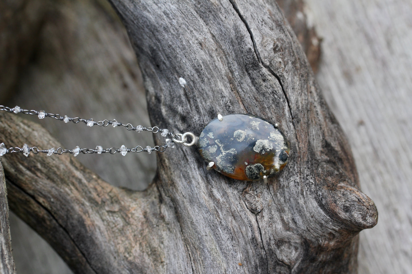 Marcasite Quartz Necklace