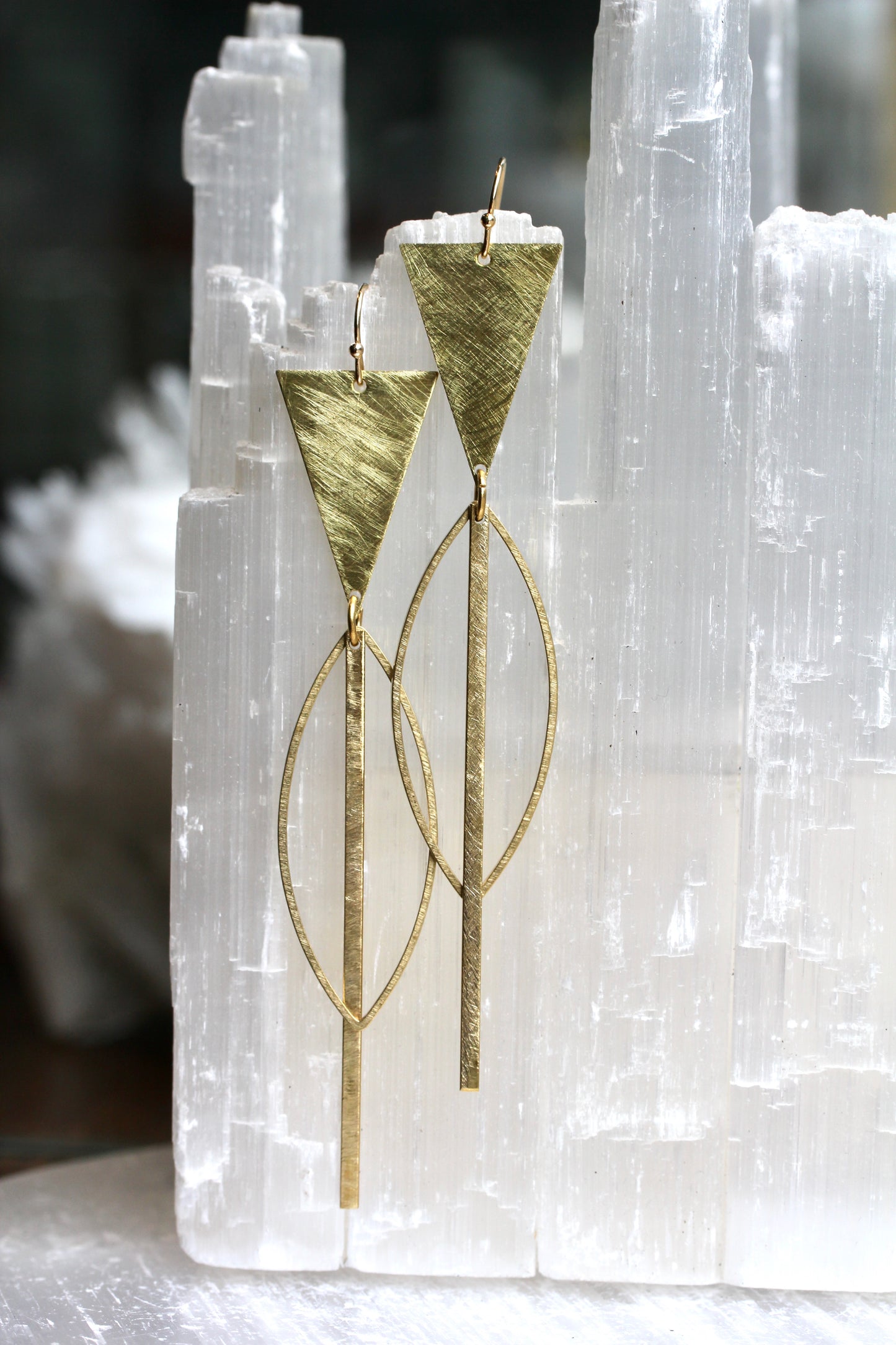 Retro Brass Earrings