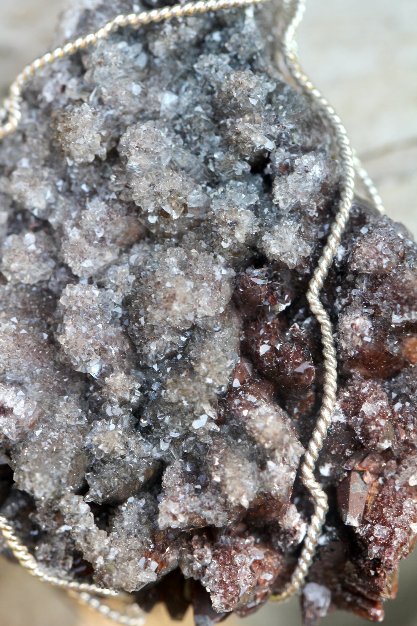 Dogtooth Calcite Pendant