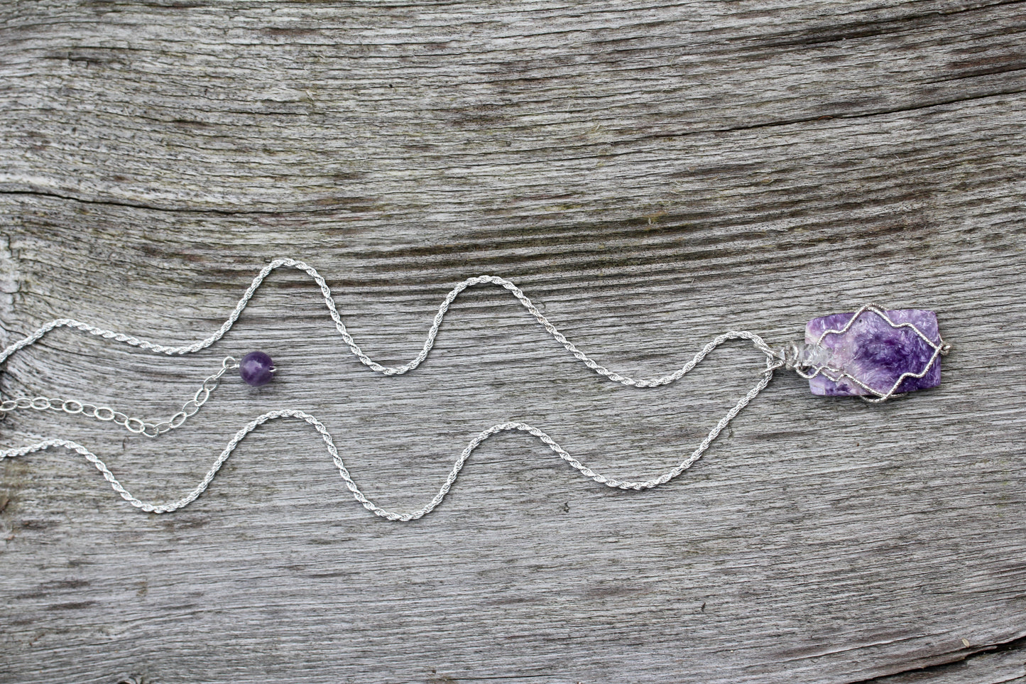 Charoite Quartz Pendant