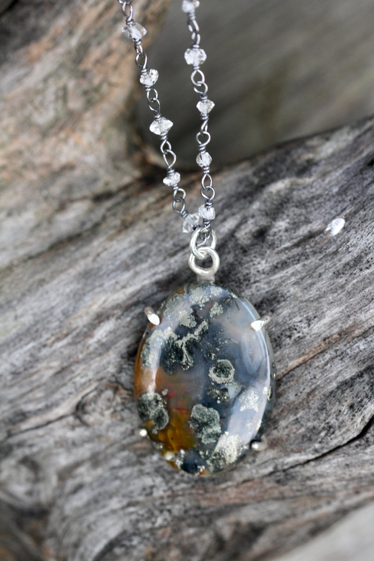 Marcasite Quartz Necklace