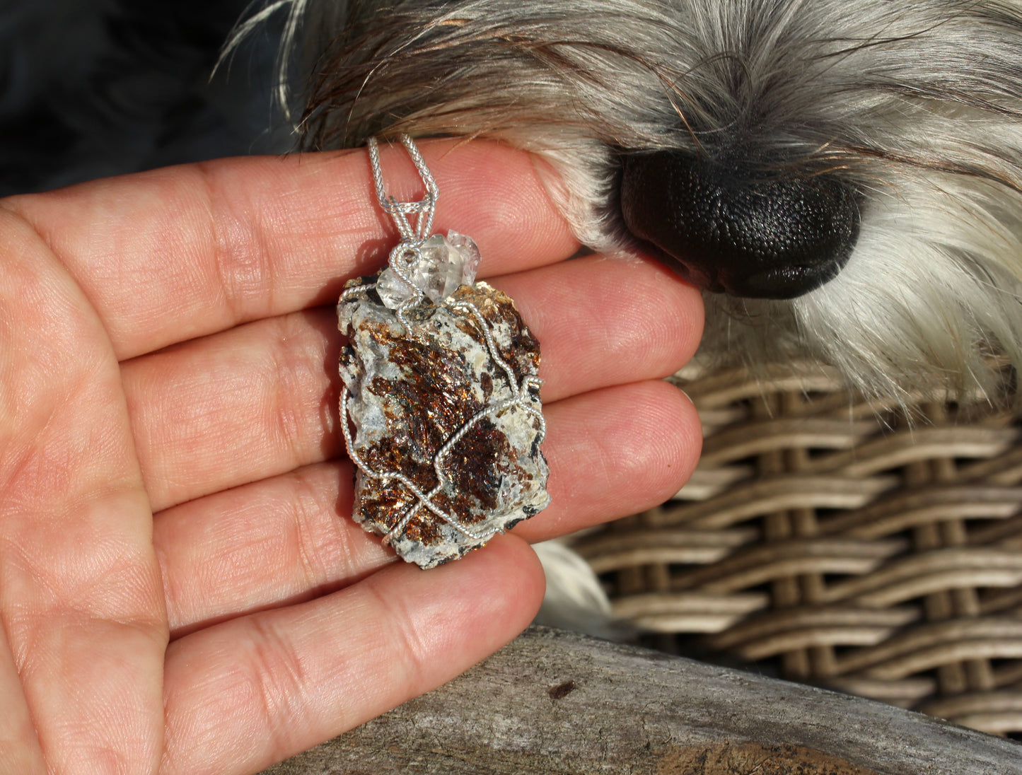 Astrophyllite Quartz Necklace