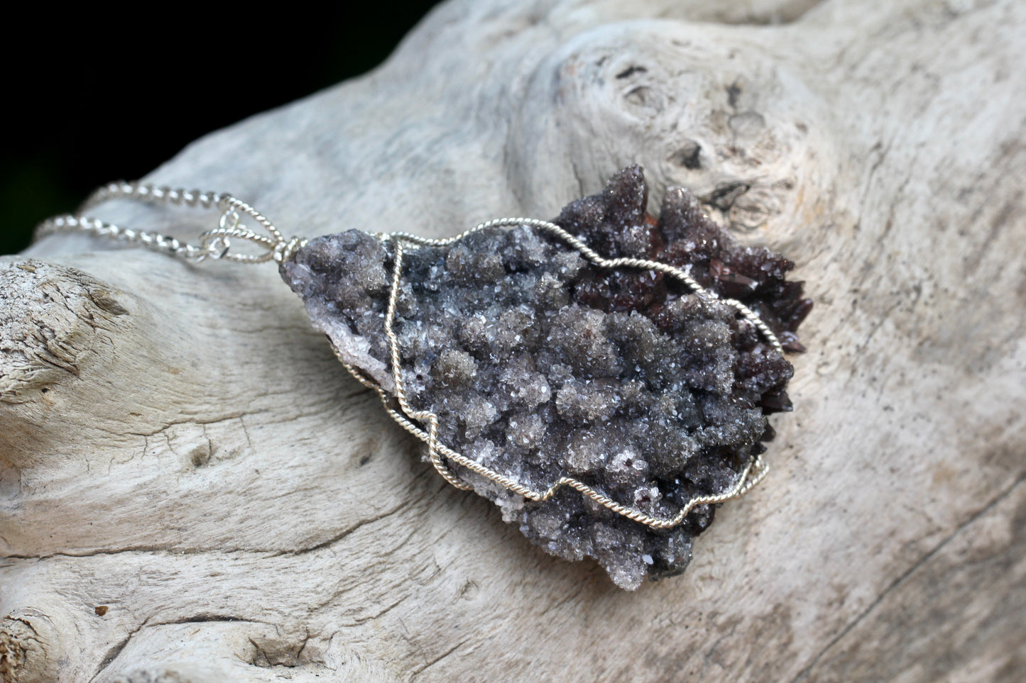 Dogtooth Calcite Pendant