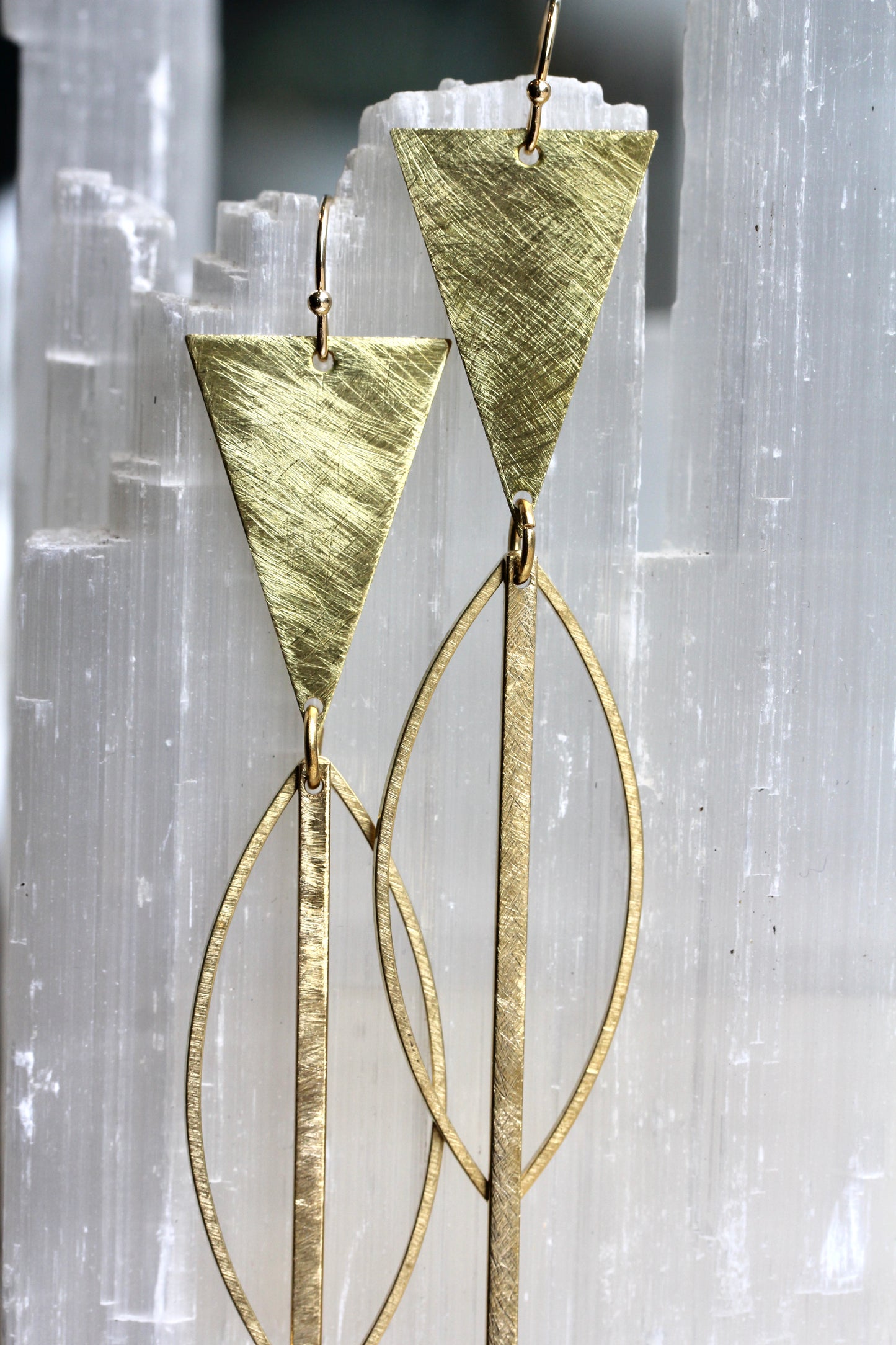 Retro Brass Earrings