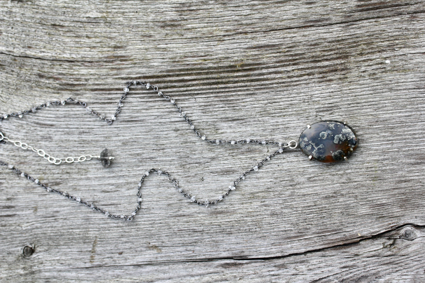 Marcasite Quartz Necklace