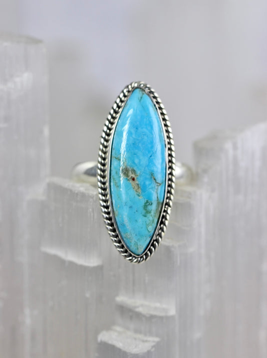 Turquoise Marquis Ring