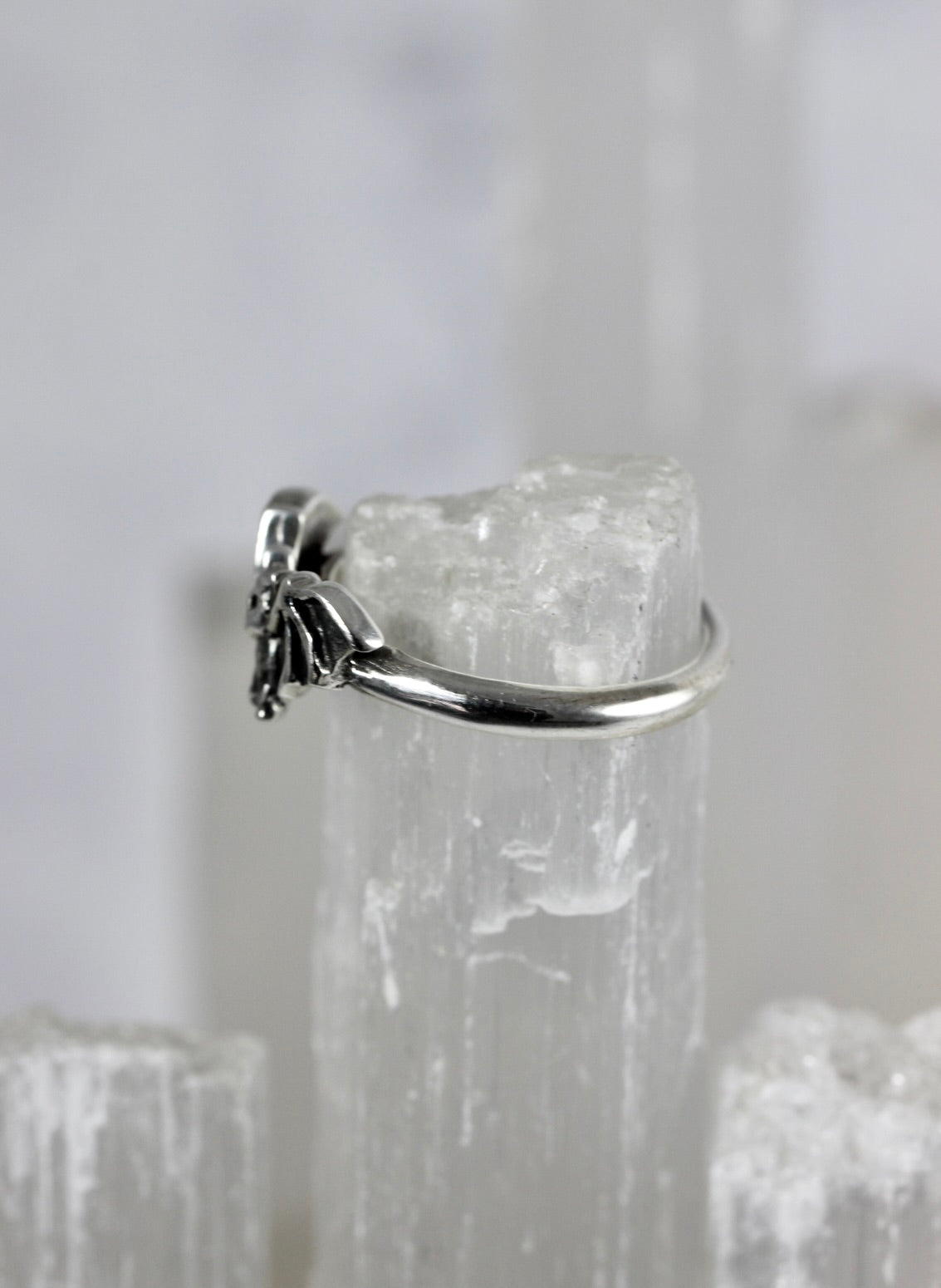 Silver Bat Ring