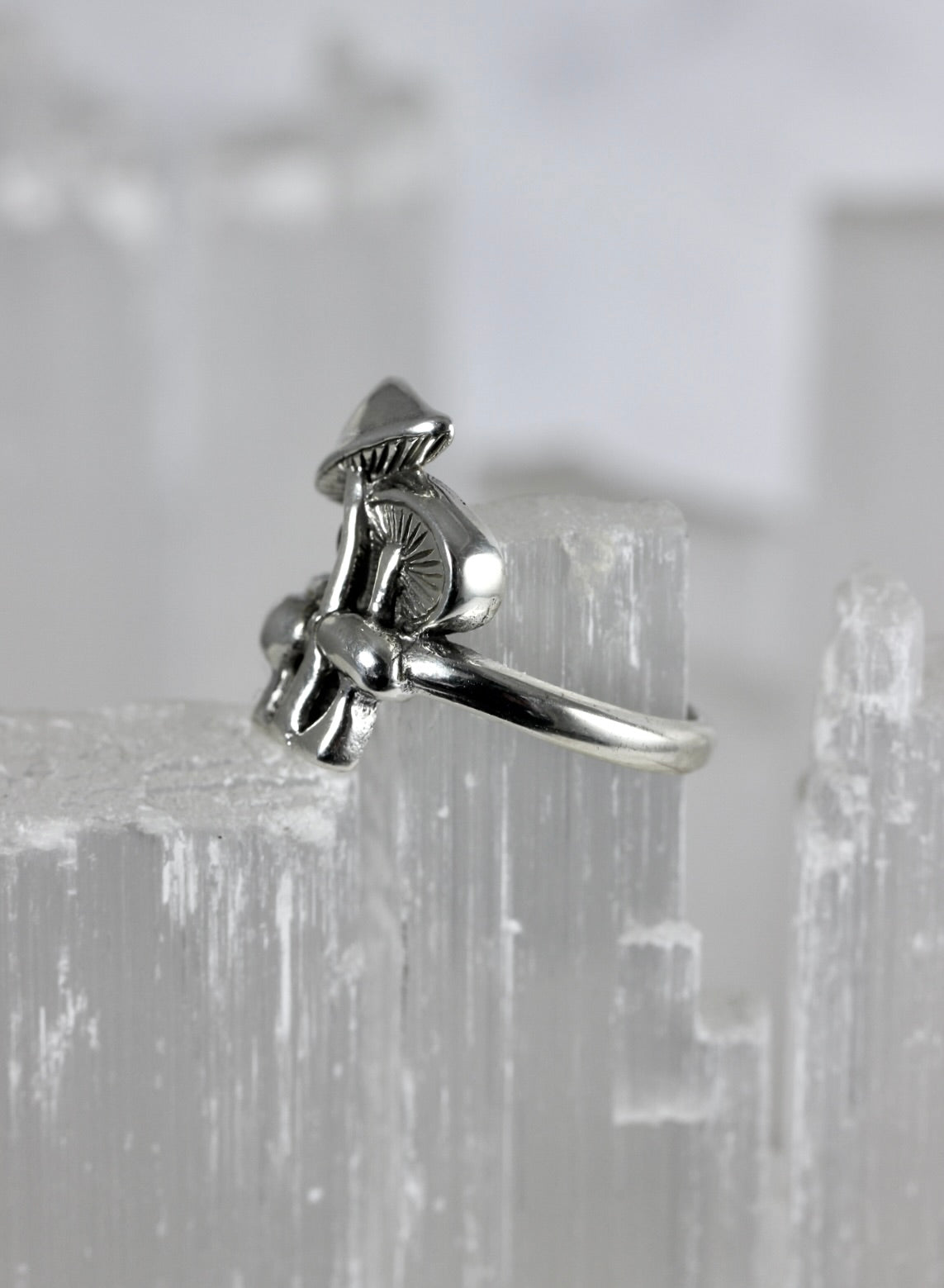 Silver Mushroom Ring