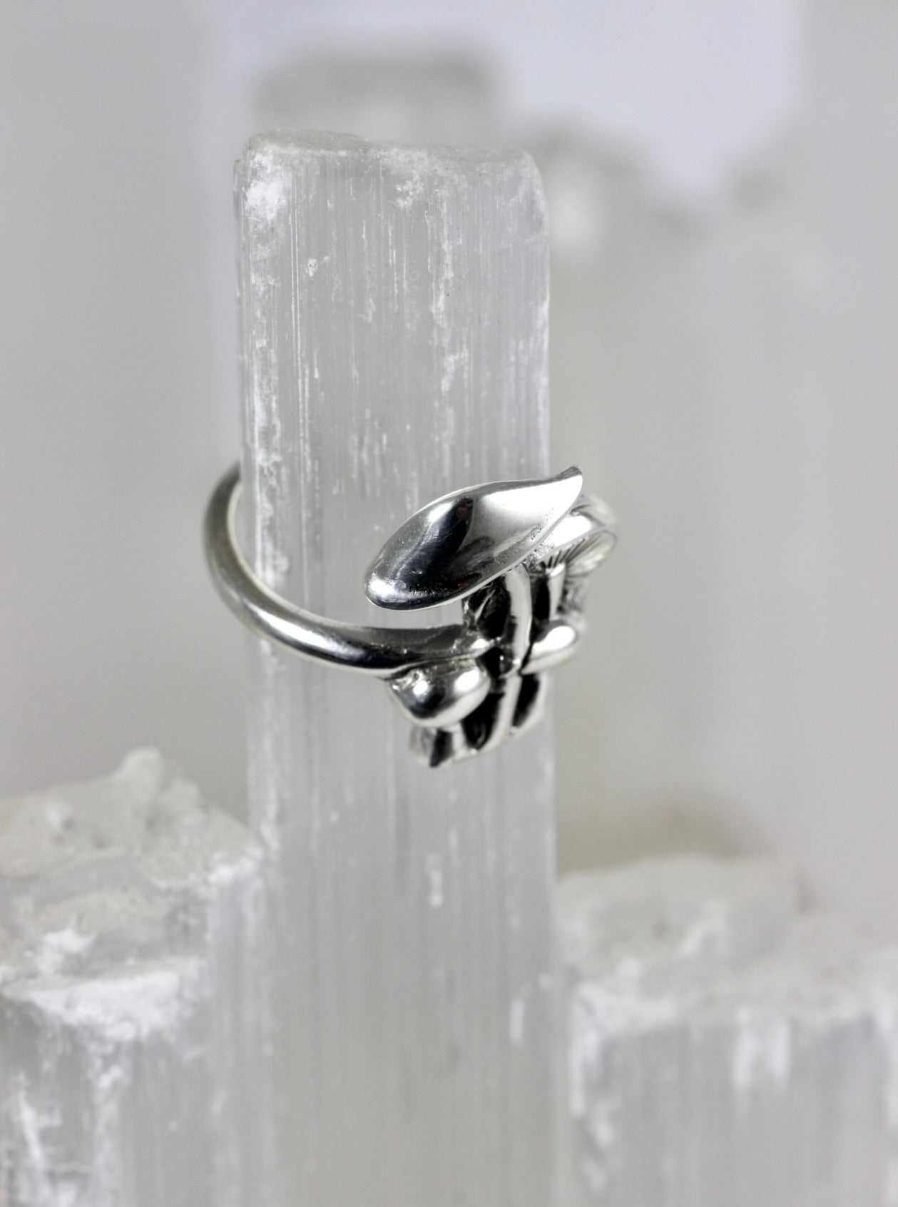 Silver Mushroom Ring