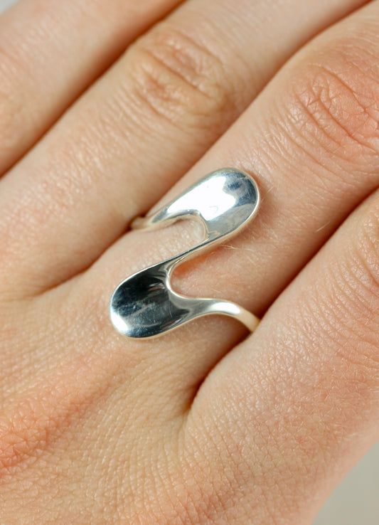 Silver Splash Ring