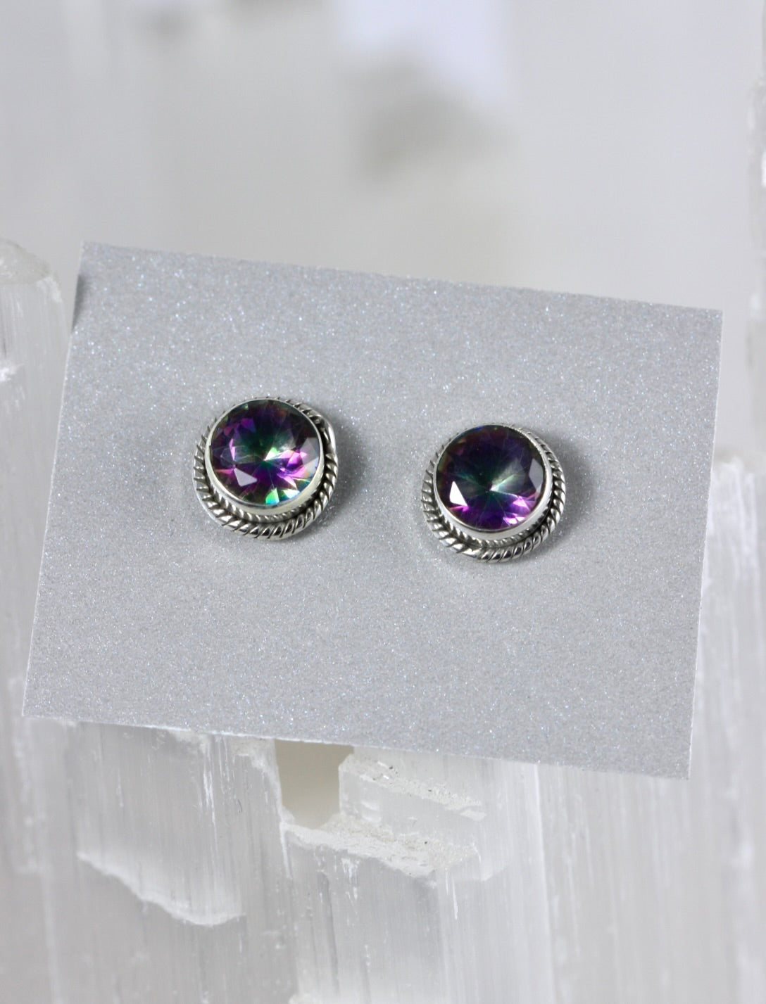 Mystic Quartz Studs