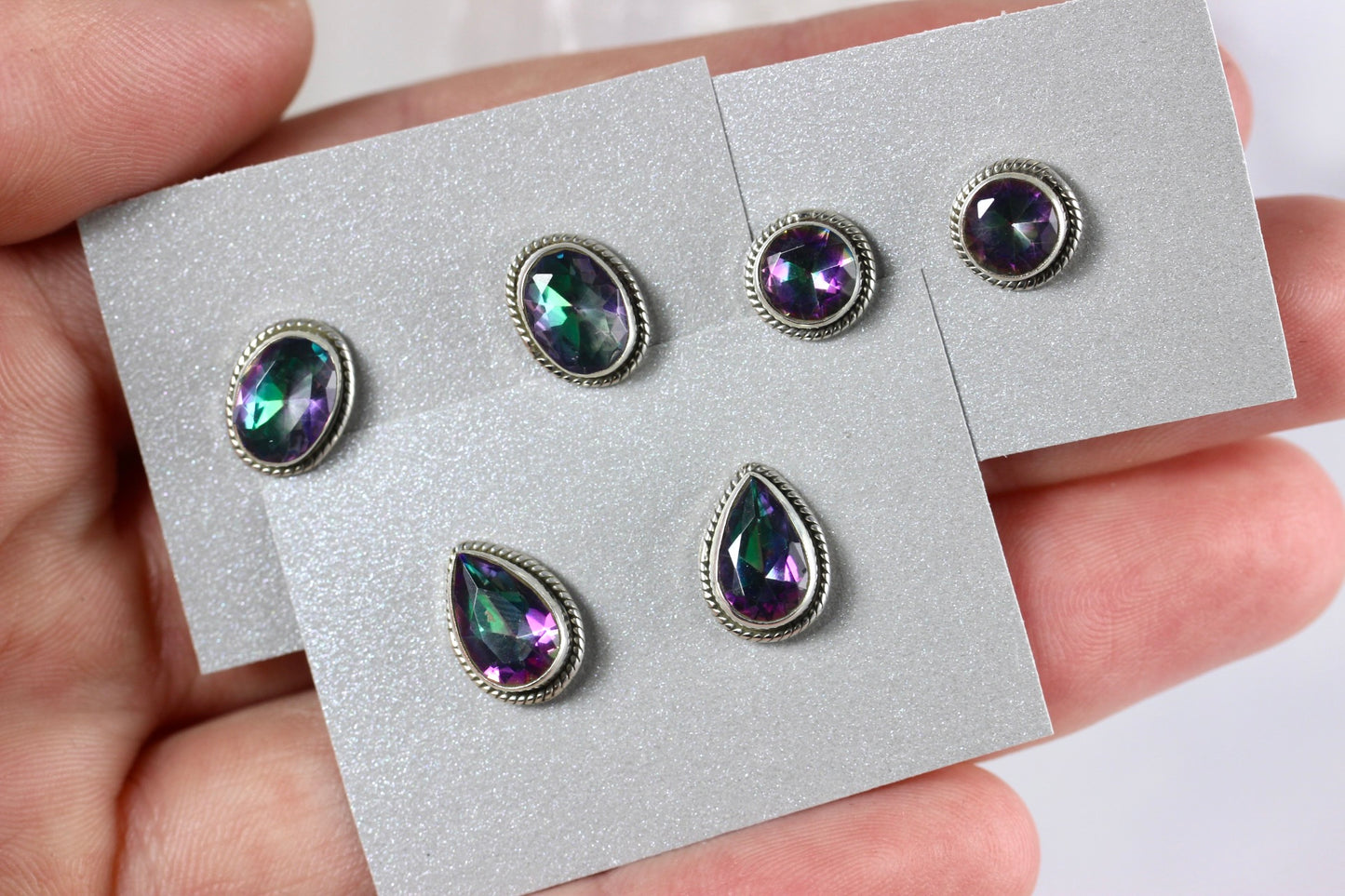 Mystic Quartz Studs