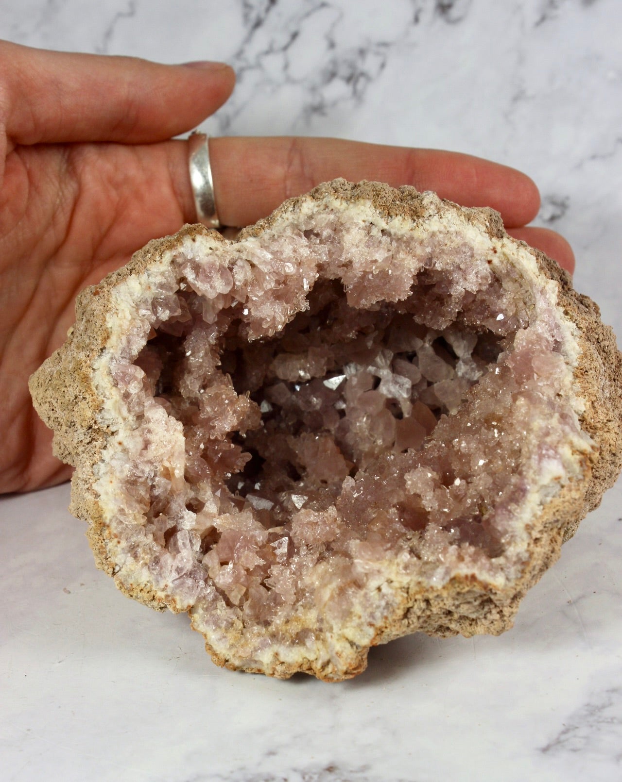 Large Pink Amethyst Geode