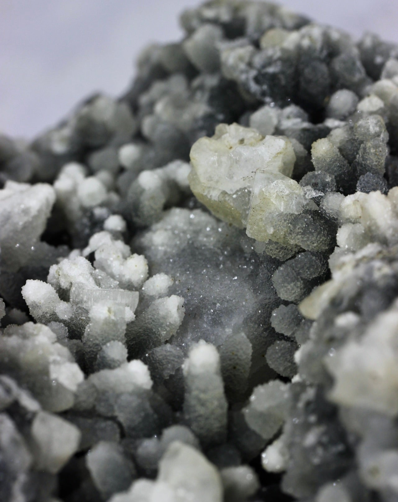 Apophyllite Chalcedony with Stand