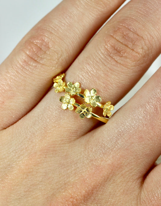 Gold Flower Ring