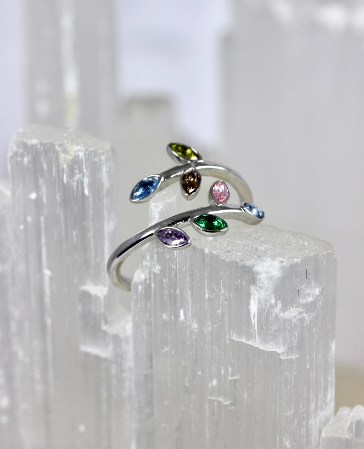 Multi Color Vine Ring