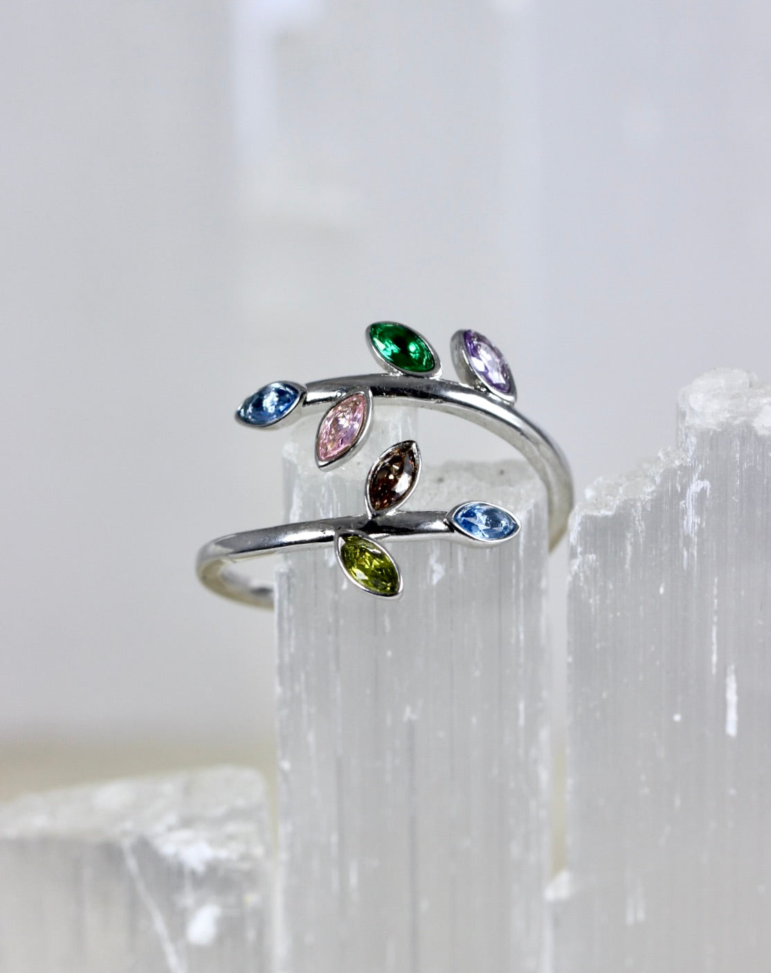 Multi Color Vine Ring