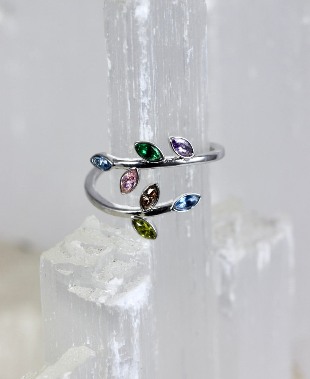 Multi Color Vine Ring