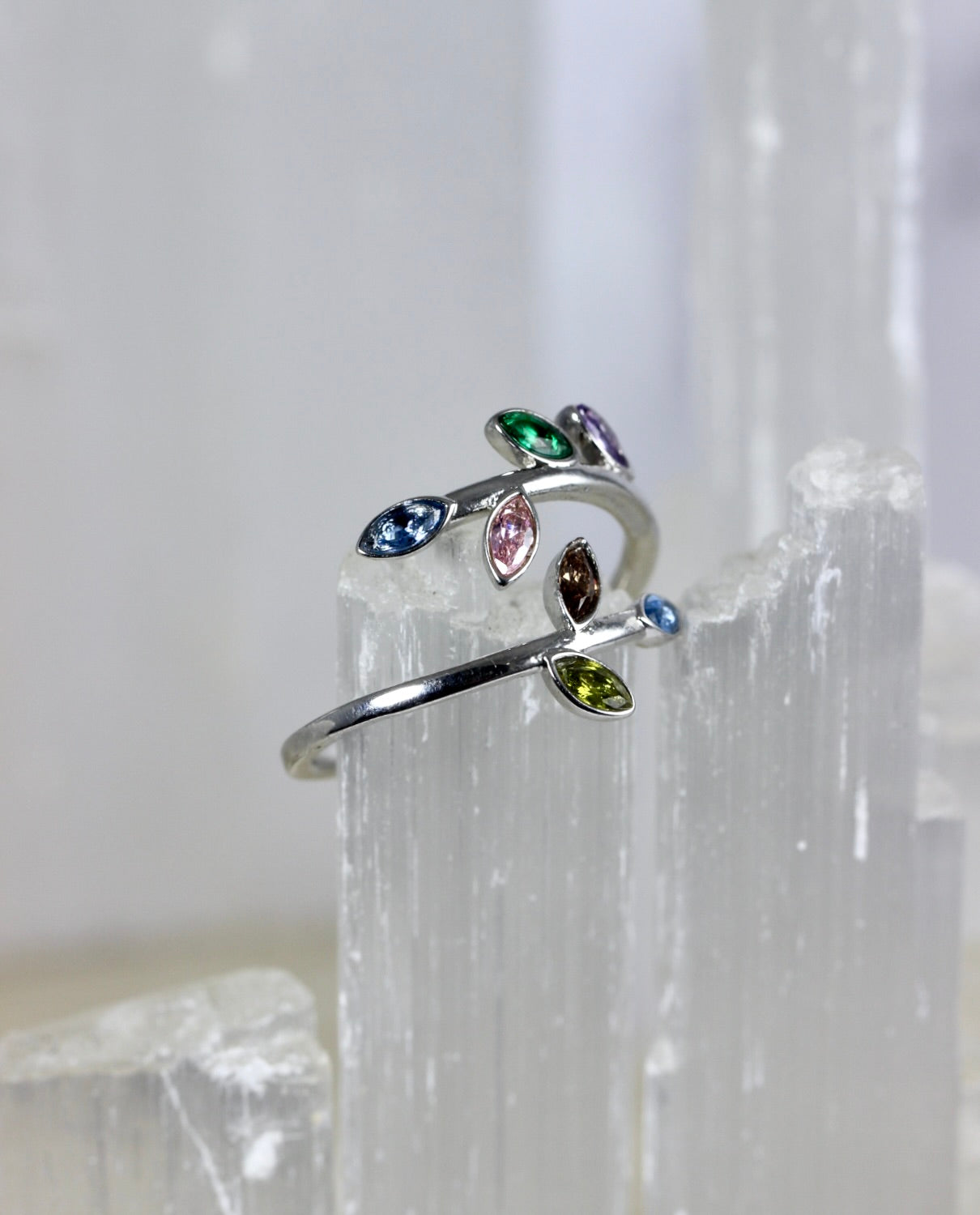 Multi Color Vine Ring
