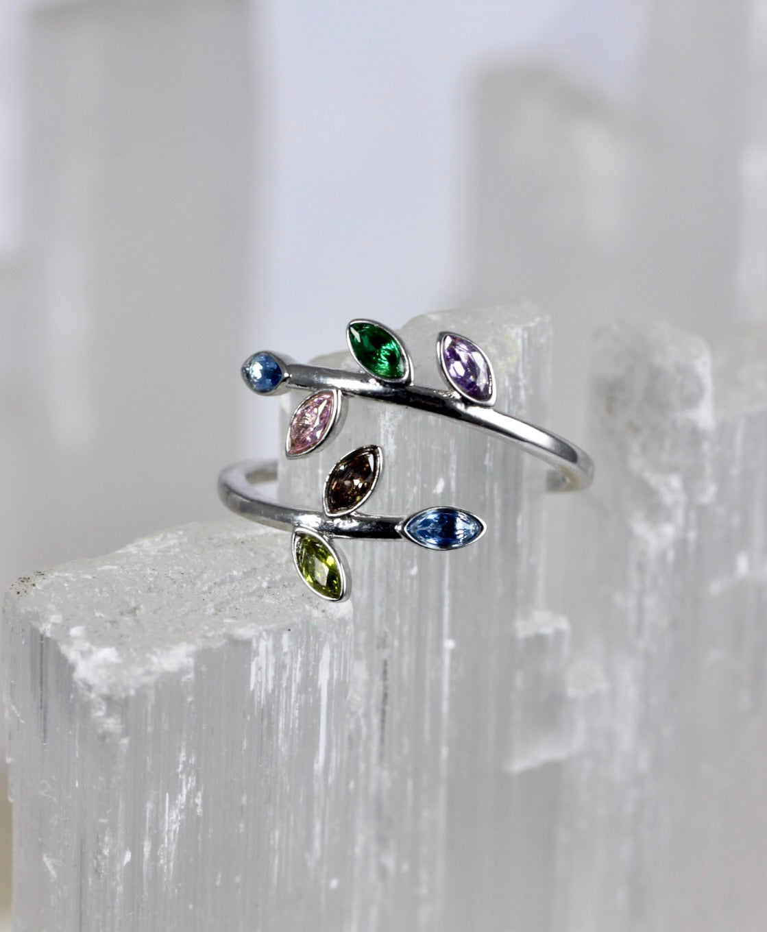Multi Color Vine Ring