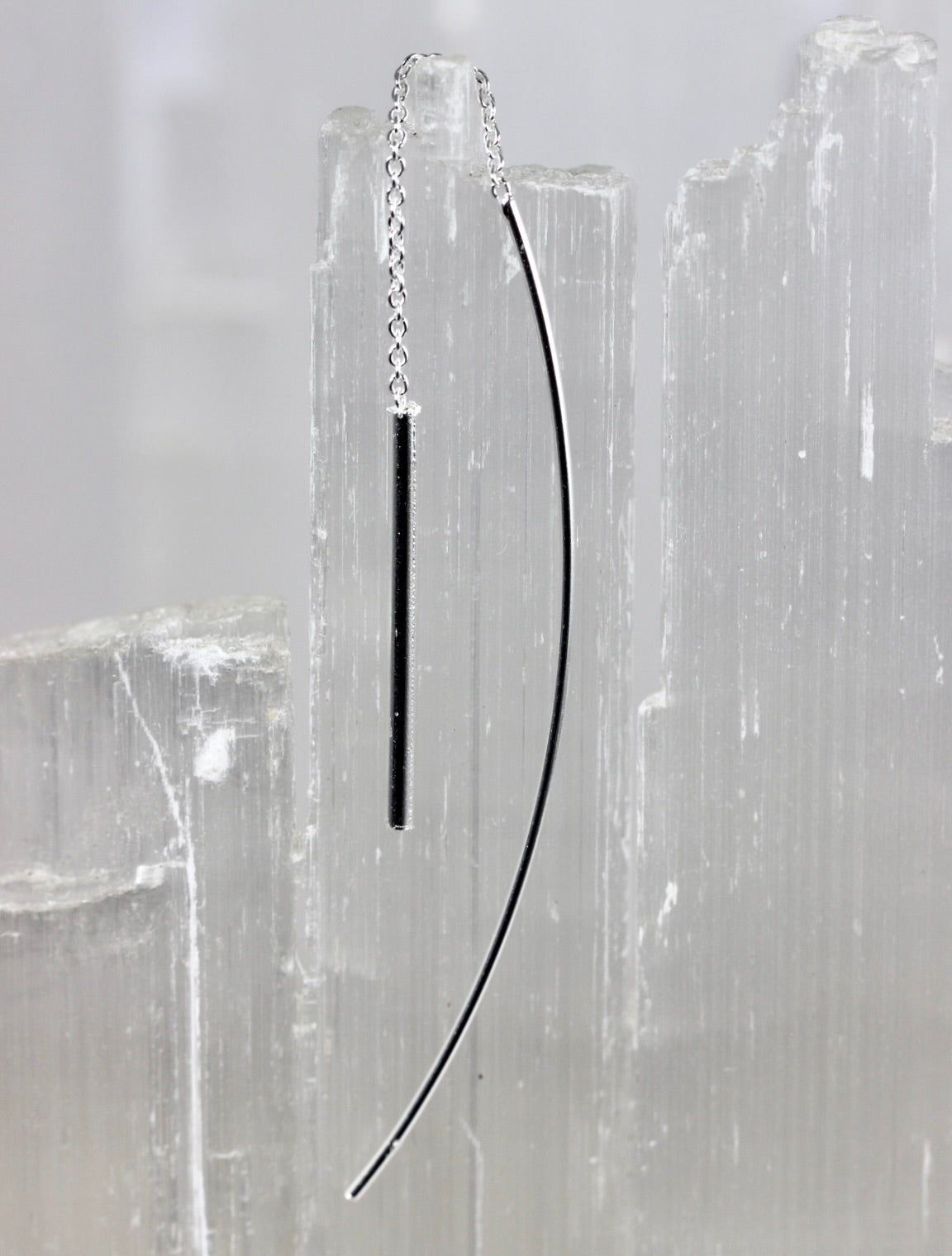 Silver Ear Threads