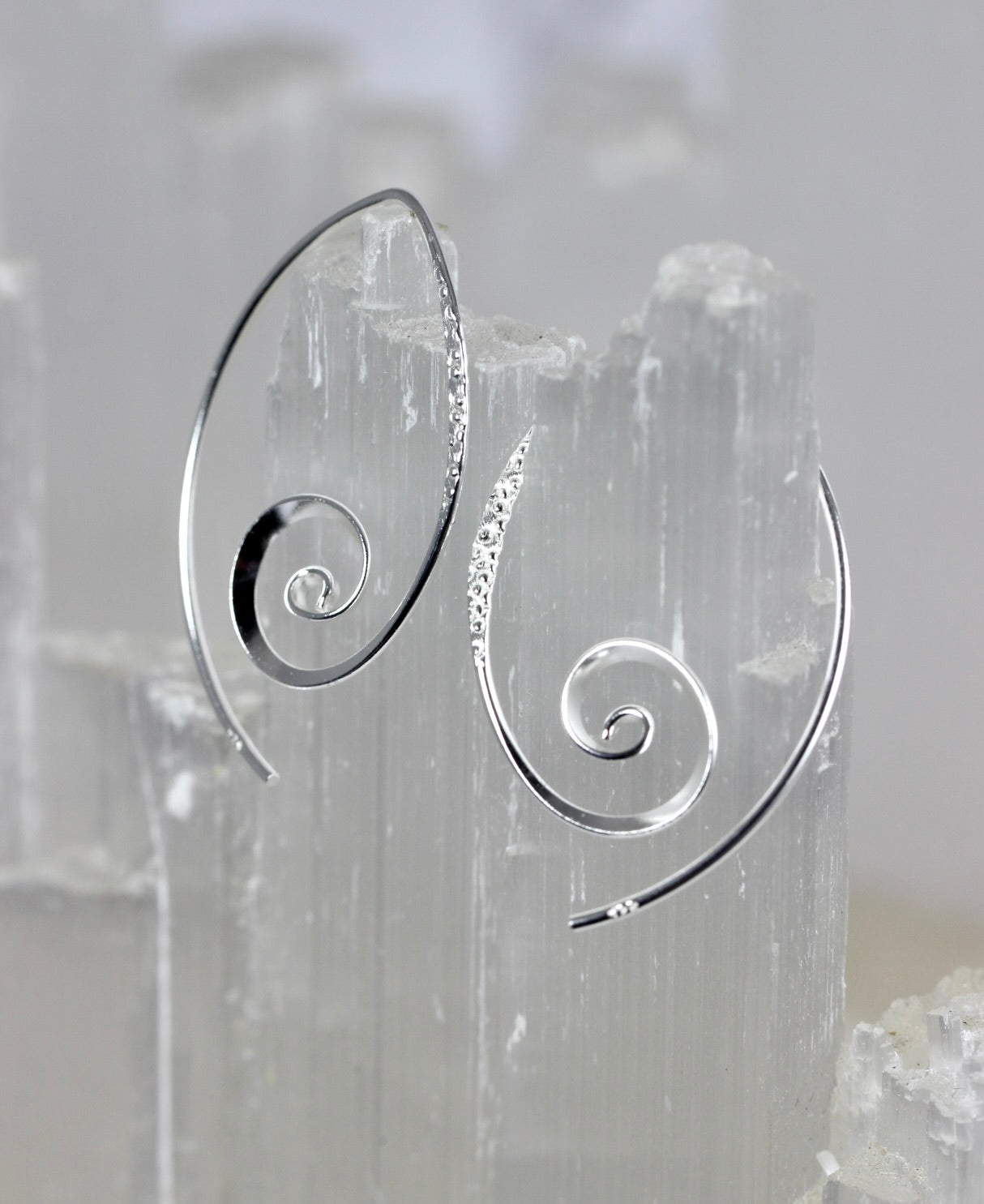 Spiral V Wire Earrings