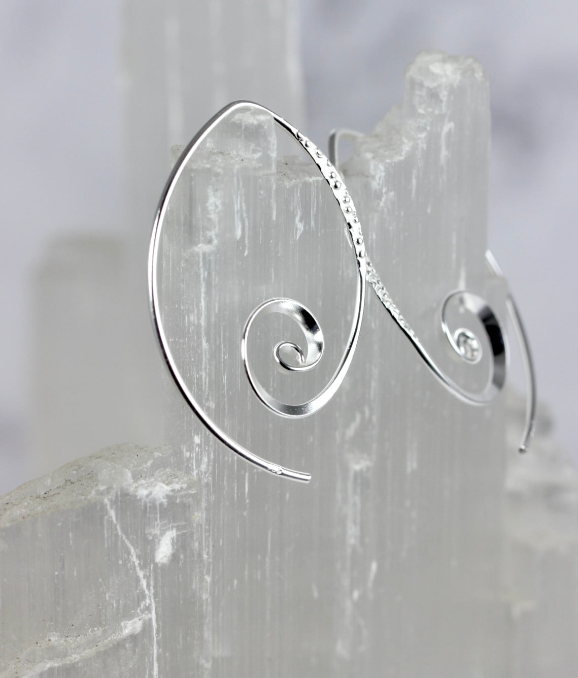 Spiral V Wire Earrings