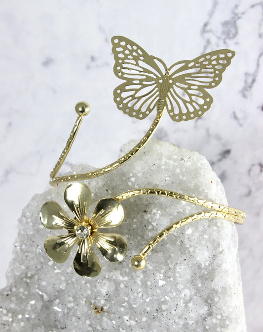 Butterfly Flower Arm Cuff