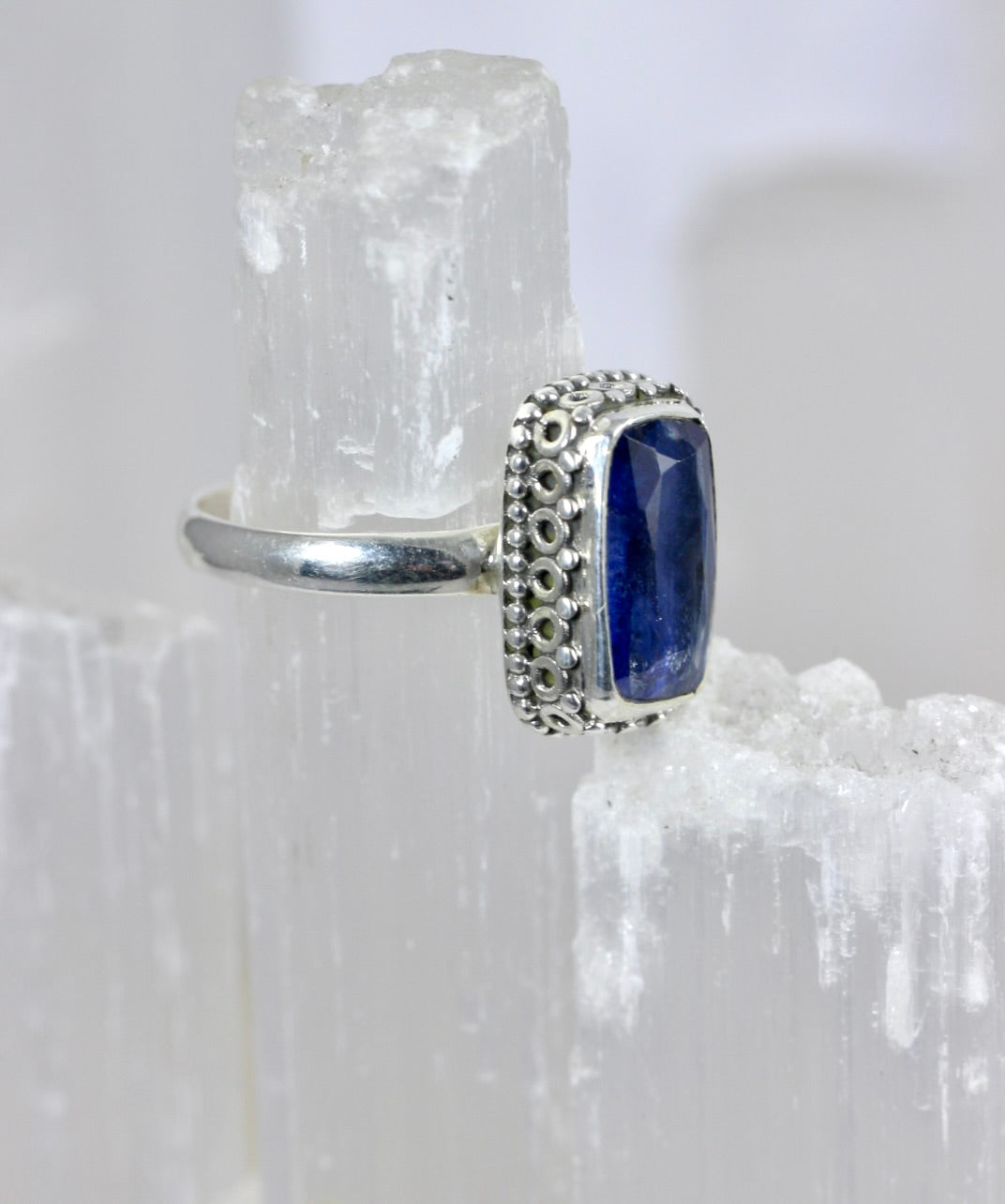 Kyanite Baguette Ring