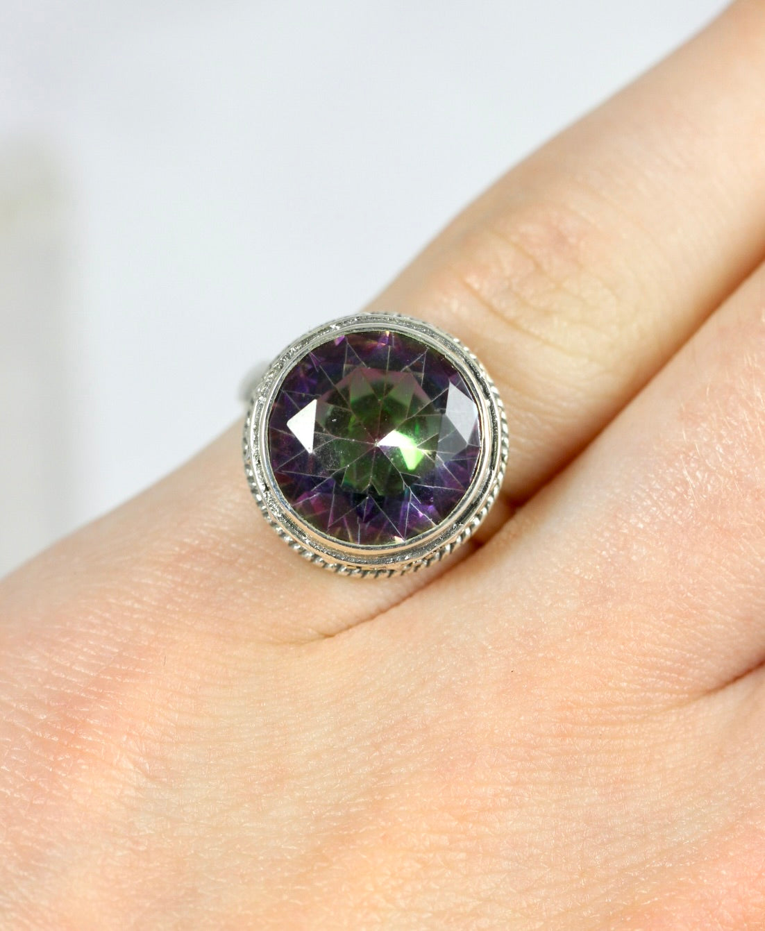 Mystic Quartz Cocktail Ring